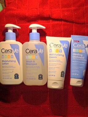 CERAVE BABY MOISTURIZING CREAM, WASH & SHAMPOO, MOISTURIZING LOTION, & Ointment